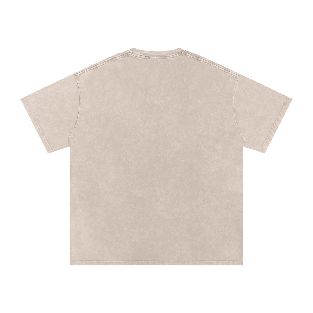 "Iggy Clout Goggles" Snow Washed Oversized Cotton T-Shirt