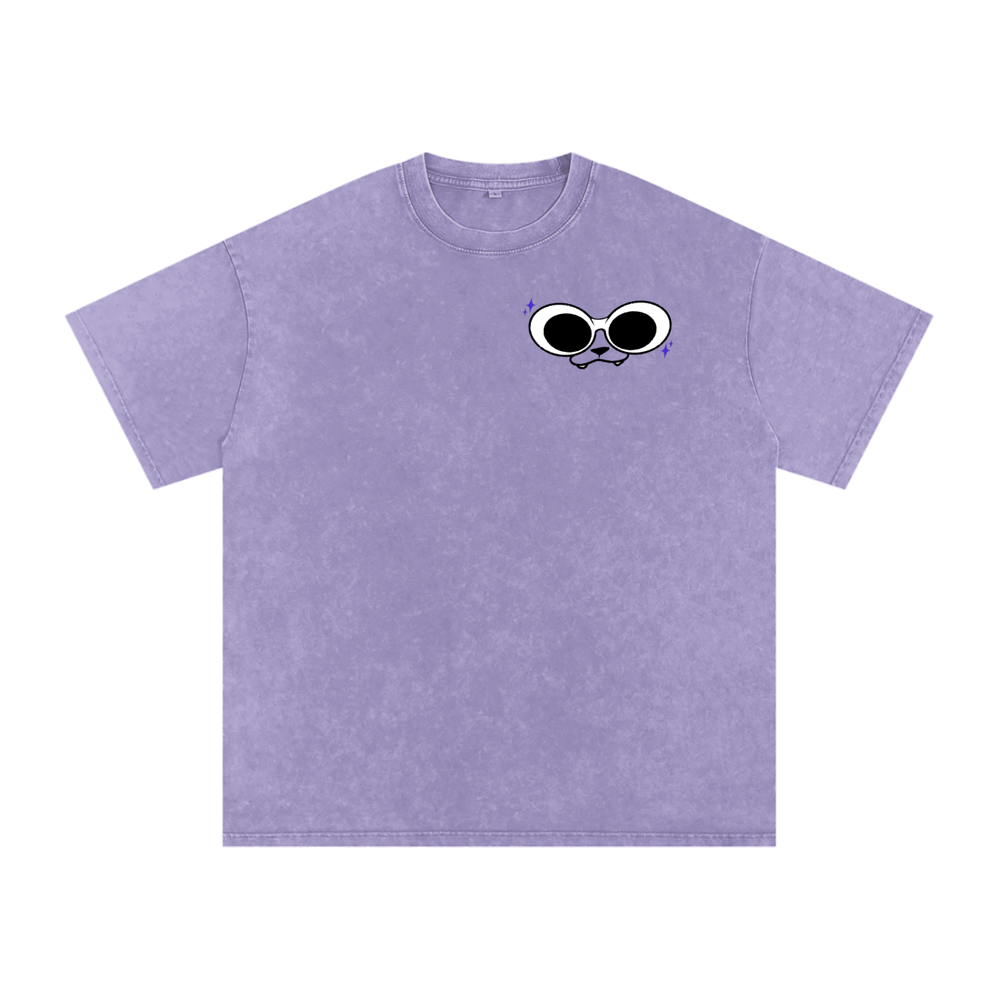 "Iggy Clout Goggles" Snow Washed Oversized Cotton T-Shirt